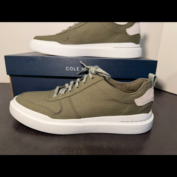 Cole Haan GrandPro Rally Canvas Court Sneaker Dusty Olive Mens 8.5M - Picture 7 of 16